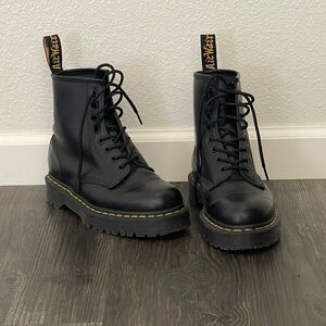 Dr. Martens Black Combat Boots